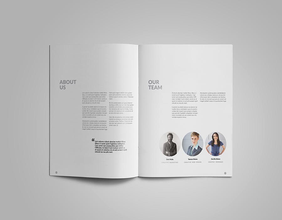 Các mẫu thiết kế brochure doanh nghiệp mà bạn nên biết