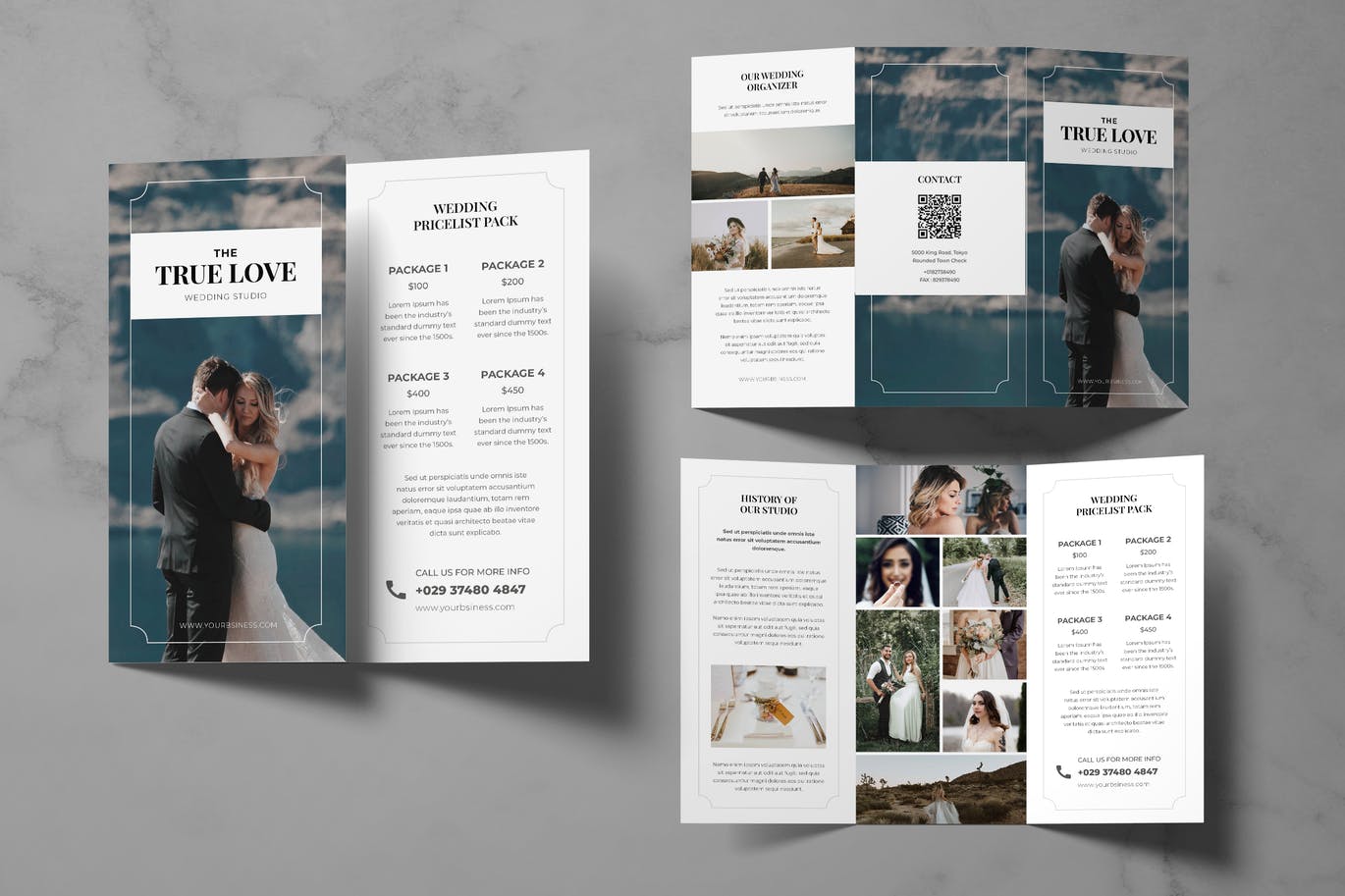 Các mẫu thiết kế Brochure dành cho doanh nghiệp cung cấp dịch vụ tiệc cưới