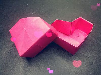 Cách gấp hộp giấy hình trái tim Origami đơn giản tại nhà