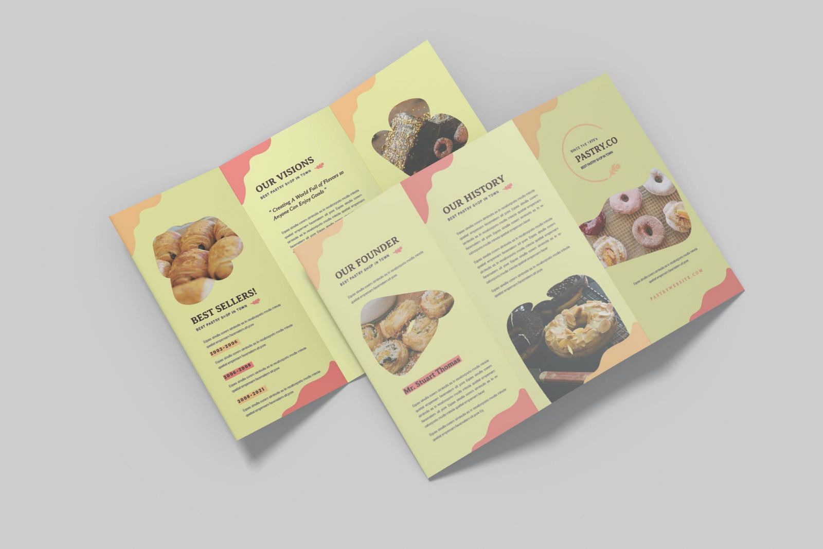 10 mẫu thiết kế brochure cho các cửa hàng bánh mà bạn nên biết