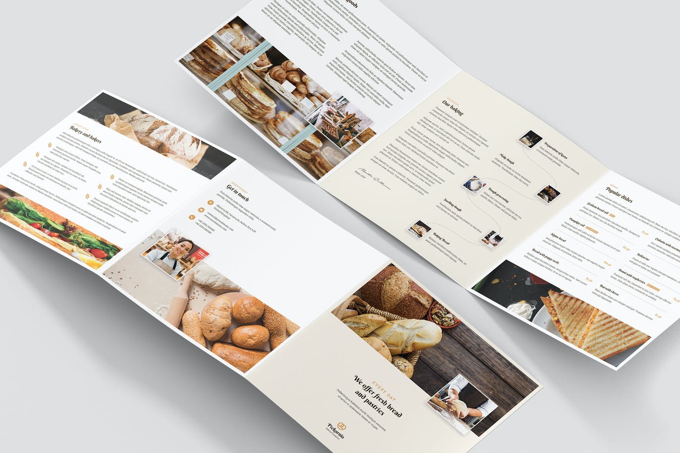 10 mẫu thiết kế brochure cho các cửa hàng bánh mà bạn nên biết