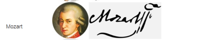 mẫu chữ ký đẹp Mozart