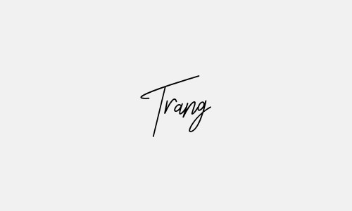 Chữ kí tên Trang - Innhanmac