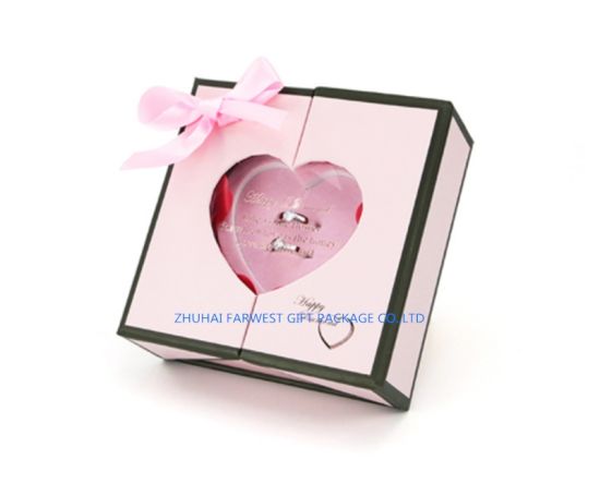 Hộp quà valentine trái tim đựng nhẫn - Innhanmac