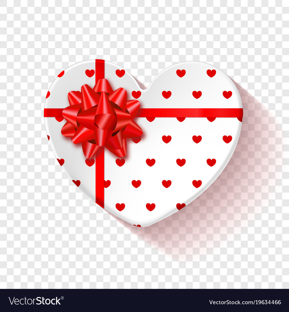 Hộp quà tặng valentine trái tim trắng - Innhanmac