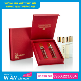 In hộp đựng nước hoa chiết với thiết kế miễn phí 100%