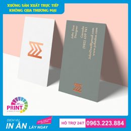 In card visit, name card lấy ngay tại hà nội