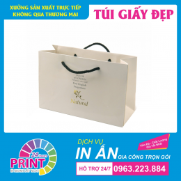 Dịch vụ in túi giấy đựng các sản phẩm hóa mỹ phẩm tạo lên phong cách ấn tượng cho nhãn hiệu