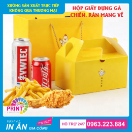 Hộp Giấy Đựng Gà Rán Chất Lượng - Cách Gây Ấn Tượng Với Khách Hàng