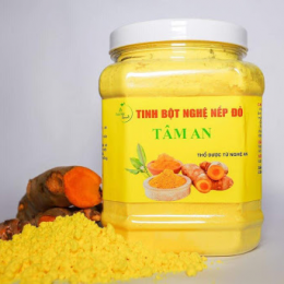 Địa chỉ in tem mác cho sản phẩm tinh bột nghệ đẹp và bám dính tốt