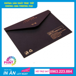 Dịch vụ in phong bì thư giá rẻ giao hàng nhanh tại xưởng In An Anh