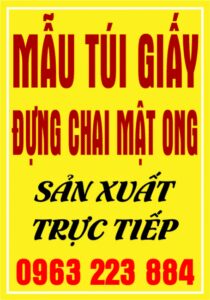 Bộ Sưu Tập Mẫu Túi Giấy Đẹp Đựng Mật Ong