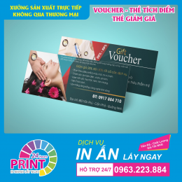 In Voucher cho spa đẹp, giá rẻ nhất thị trường ở đâu Hà Nội?