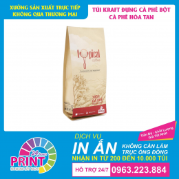 Sử dụng túi giấy đựng cà phê cao cấp cần chú ý những gì?