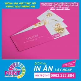 Nhờ in Voucher đẹp, khách hàng đến với cửa hàng tôi đông hơn