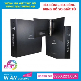 Mẫu Bìa Còng, File Còng Đựng Hồ Sơ, Tài Liệu Bằng Giấy