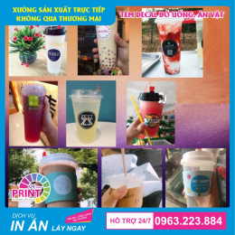 Kinh doanh đồ ăn vặt, đồ uống mang về nên xem qua những mẫu tem nhãn decal sáng tạo ở đây