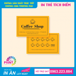 Hướng dẫn cách thiết kế và đặt in ấn thẻ tích điểm chuẩn nhất