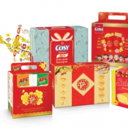 Mẫu bao bì giấy, hộp giấy đựng quà tặng sang trong, bắt mắt