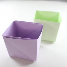 Hướng dẫn cách làm hộp đựng bút bằng cách gấp giấy Origami