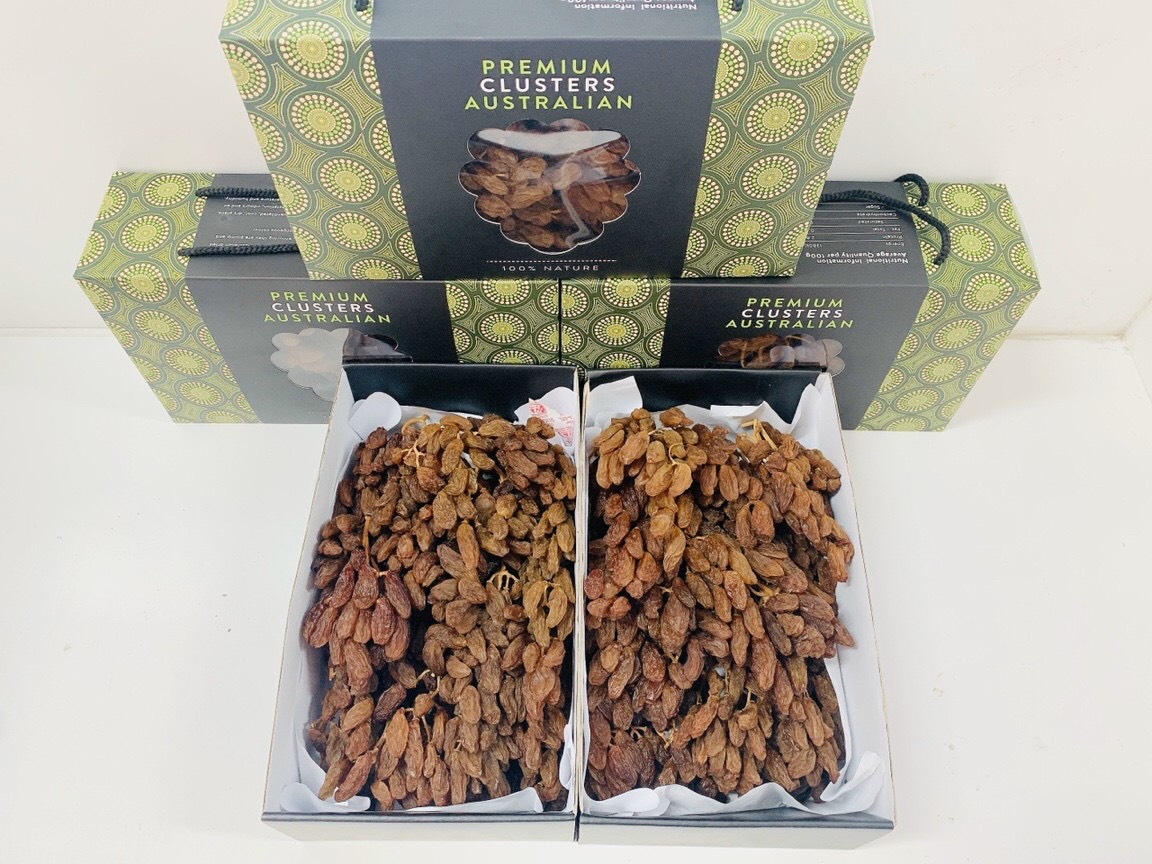 mẫu hộp giấy đựng nho nguyên cành