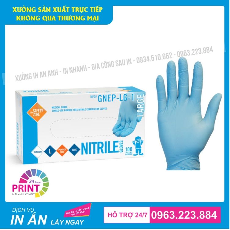 bao bì đựng găng tay