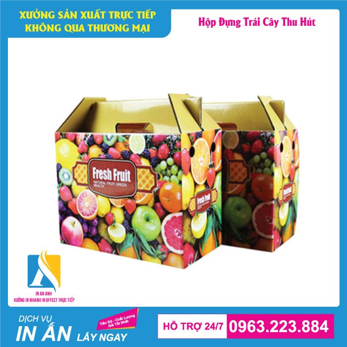 in bao bì giấy đựng trái cây nhập khẩu