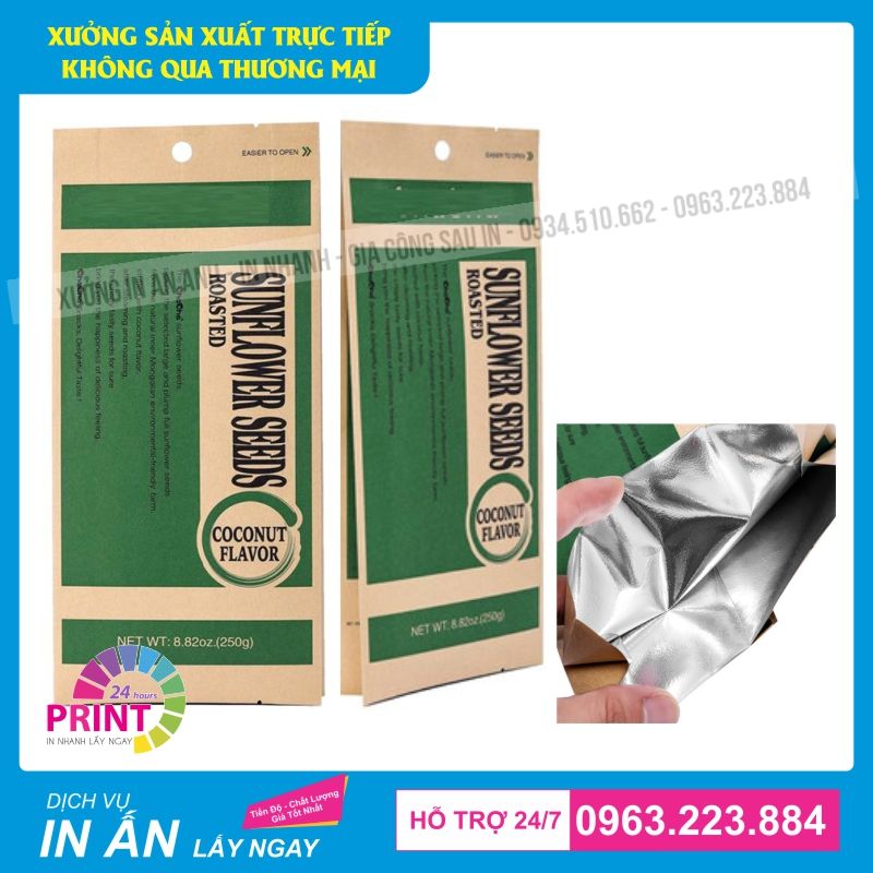 bao bì đựng hướng dương