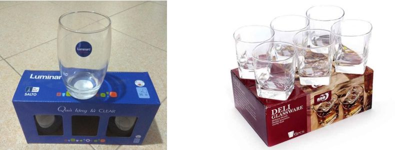 bao-bi-giay-dung-coc-thuy-tinh-img bao bì giấy đựng cốc thủy tinh luminar làm quà tặng
