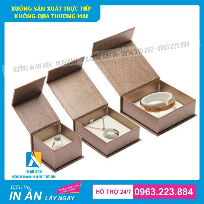 bao bì giấy đựng trang sức