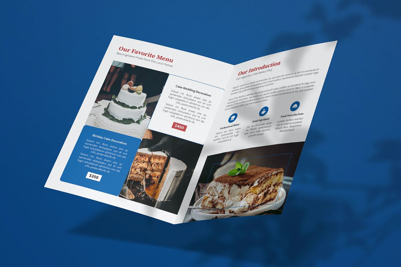 10 mẫu thiết kế brochure cho các cửa hàng bánh mà bạn nên biết
