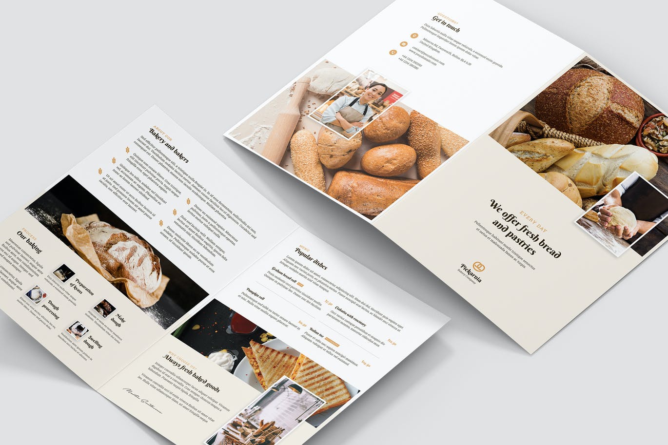10 mẫu thiết kế brochure cho các cửa hàng bánh mà bạn nên biết