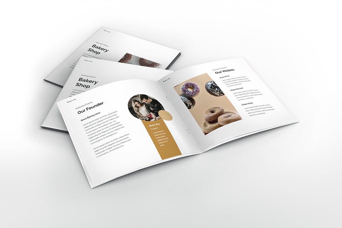 10 mẫu thiết kế brochure cho các cửa hàng bánh mà bạn nên biết