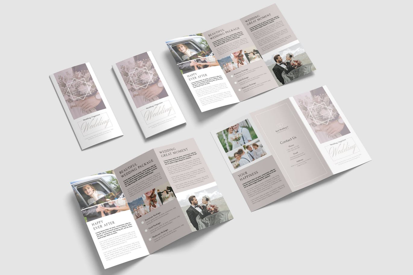 Các mẫu thiết kế Brochure dành cho doanh nghiệp cung cấp dịch vụ tiệc cưới