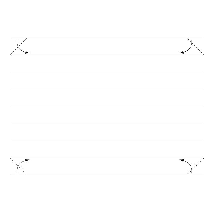 Hướng dẫn cách gấp hộp dài