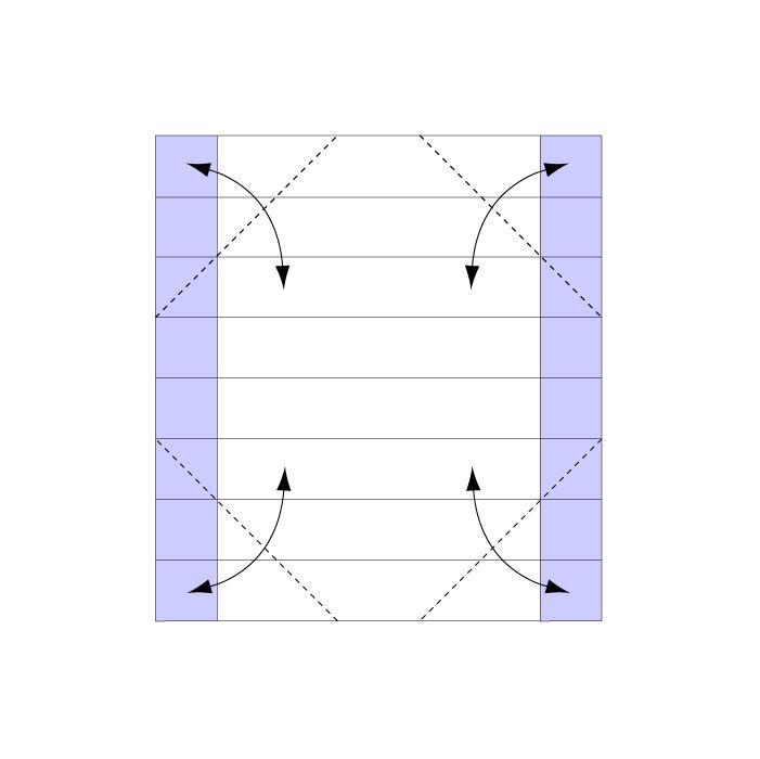 Hướng dẫn cách gấp hộp dài