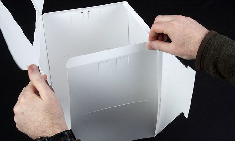 gấp hộp bánh - In Nhãn Mác