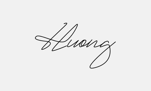 Chữ kí tên Hương - Innhanmac