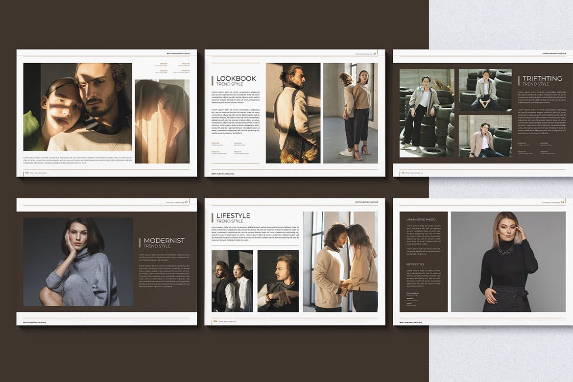 Mẫu Catalogue thời trang xu hướng