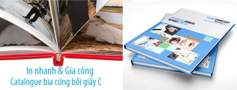 catalogue bồi bìa cứng đẹp