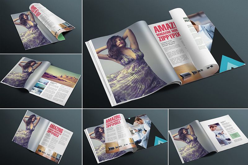 in catalogue bằng giấy Couche