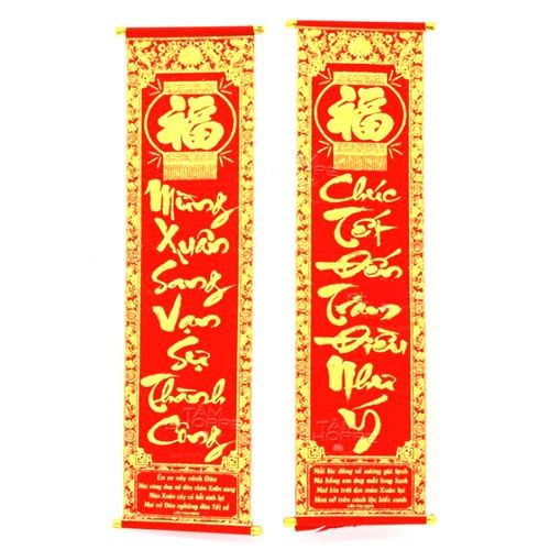 Câu đối chúc tết - In Nhãn Mác