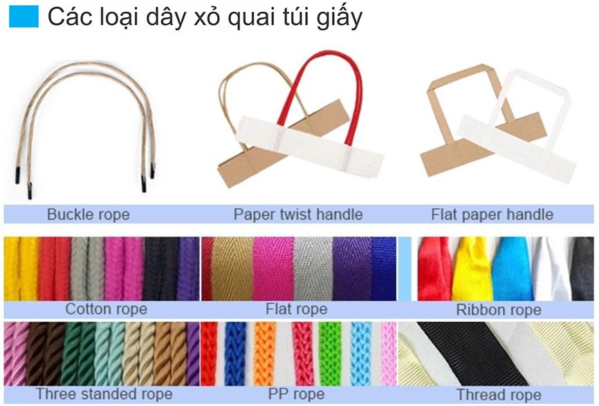 chất liệu quai xách túi giấy