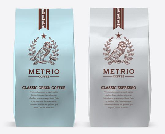 bao bì cà phê thiết kế độc đáo