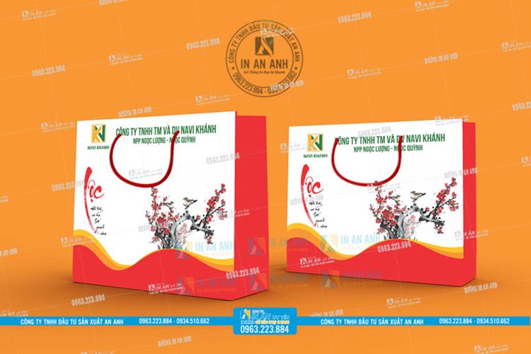 cty in túi đựng quà tết