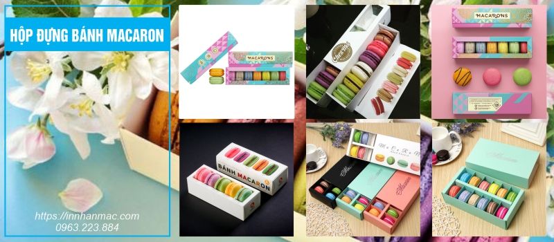 đặt hộp giấy đựng bánh