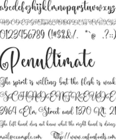 Font chữ tình yêu - In Nhãn Mác