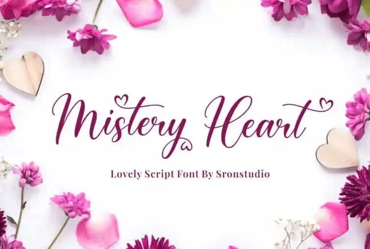 Font chữ trái tim đẹp nhất - In Nhãn Mác