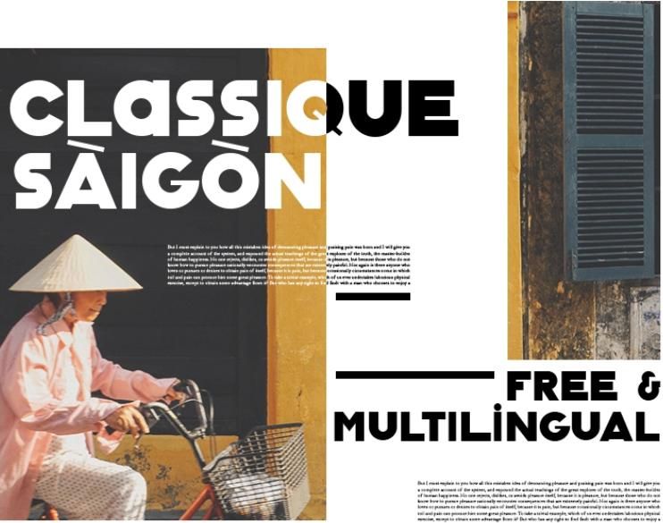 font Classique Saigon Việt hóa - In Nhãn Mác