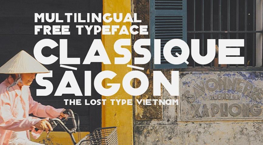 font Classique Saigon Việt hóa - In Nhãn Mác